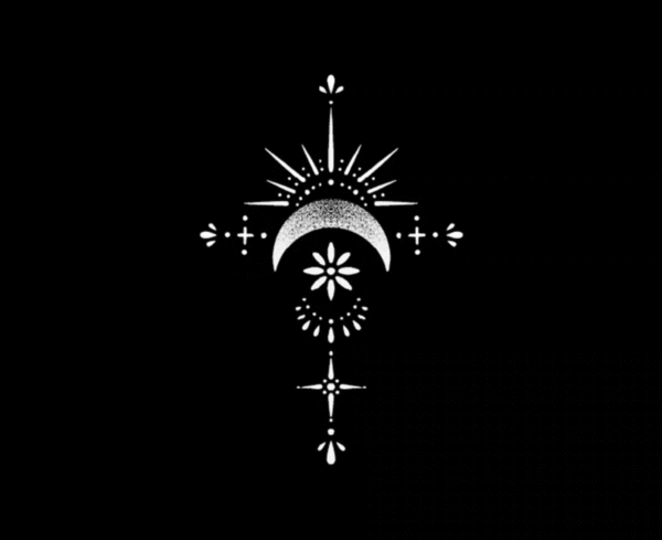 henna cross